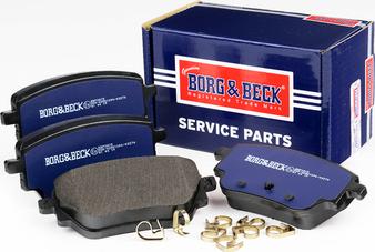 Borg & Beck BBP2815 - Гальмівні колодки, дискові гальма autozip.com.ua