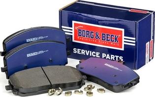 Borg & Beck BBP2816 - Гальмівні колодки, дискові гальма autozip.com.ua