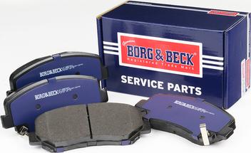 Borg & Beck BBP2811 - Гальмівні колодки, дискові гальма autozip.com.ua