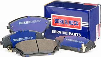 Borg & Beck BBP2873 - Гальмівні колодки, дискові гальма autozip.com.ua