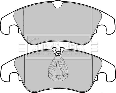 Borg & Beck BBP2392 - Гальмівні колодки, дискові гальма autozip.com.ua