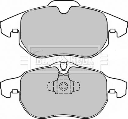 Borg & Beck BBP2354 - Гальмівні колодки, дискові гальма autozip.com.ua