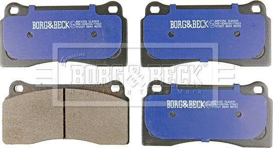 Borg & Beck BBP2358 - Гальмівні колодки, дискові гальма autozip.com.ua