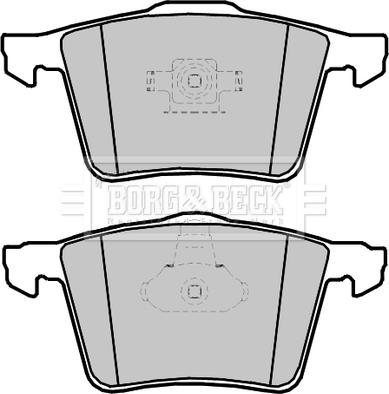 Borg & Beck BBP2353 - Гальмівні колодки, дискові гальма autozip.com.ua