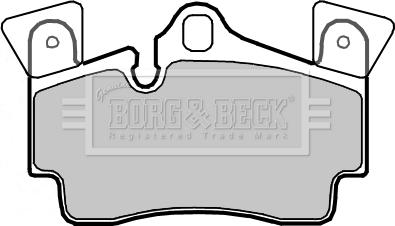 Borg & Beck BBP2352 - Гальмівні колодки, дискові гальма autozip.com.ua