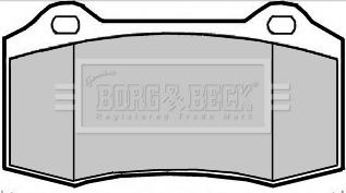 Borg & Beck BBP2360 - Гальмівні колодки, дискові гальма autozip.com.ua