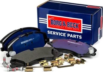 Borg & Beck BBP2306 - Гальмівні колодки, дискові гальма autozip.com.ua