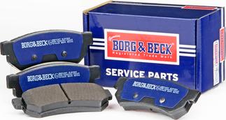 Borg & Beck BBP2307 - Гальмівні колодки, дискові гальма autozip.com.ua