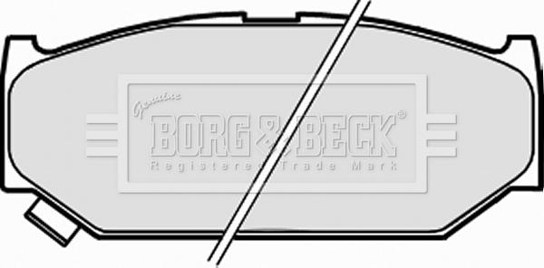 Borg & Beck BBP2311 - Гальмівні колодки, дискові гальма autozip.com.ua
