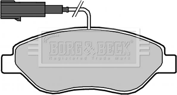 Borg & Beck BBP2318 - Гальмівні колодки, дискові гальма autozip.com.ua