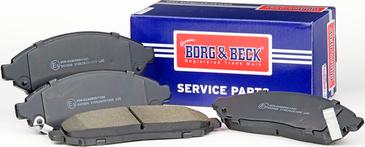 Borg & Beck BBP2389 - Гальмівні колодки, дискові гальма autozip.com.ua