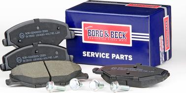 Borg & Beck BBP2380 - Гальмівні колодки, дискові гальма autozip.com.ua