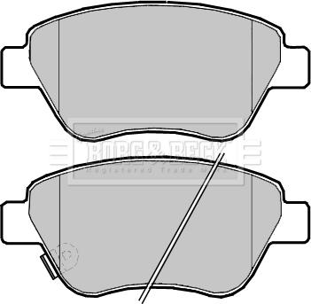 Borg & Beck BBP2388 - Гальмівні колодки, дискові гальма autozip.com.ua