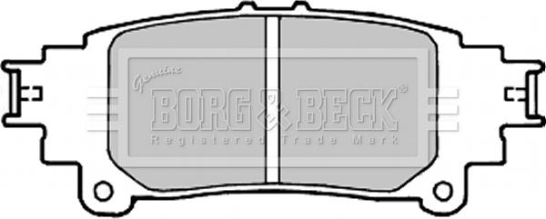 Borg & Beck BBP2336 - Гальмівні колодки, дискові гальма autozip.com.ua