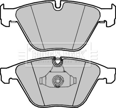 Borg & Beck BBP2338 - Гальмівні колодки, дискові гальма autozip.com.ua