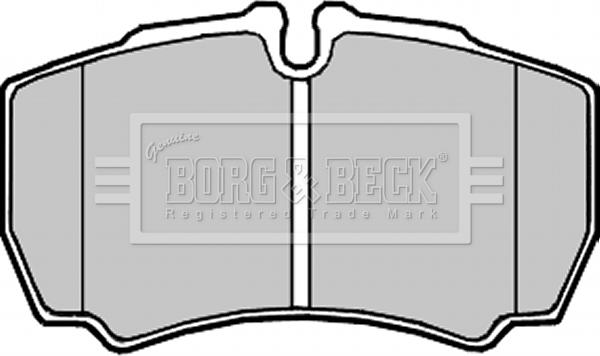 Borg & Beck BBP2337 - Гальмівні колодки, дискові гальма autozip.com.ua
