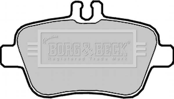 Borg & Beck BBP2329 - Гальмівні колодки, дискові гальма autozip.com.ua