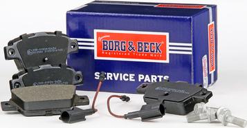 Borg & Beck BBP2325 - Гальмівні колодки, дискові гальма autozip.com.ua