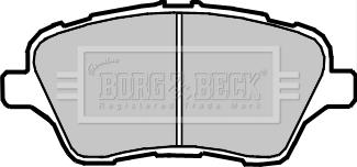 Borg & Beck BBP2379 - Гальмівні колодки, дискові гальма autozip.com.ua