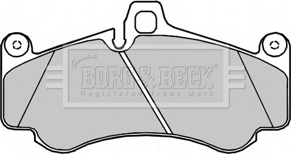 Borg & Beck BBP2371 - Гальмівні колодки, дискові гальма autozip.com.ua