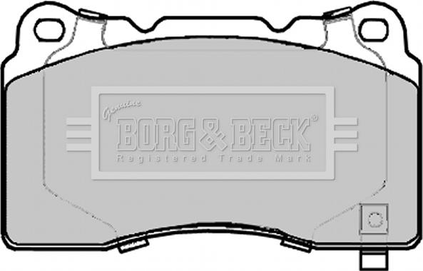 Borg & Beck BBP2290 - Гальмівні колодки, дискові гальма autozip.com.ua