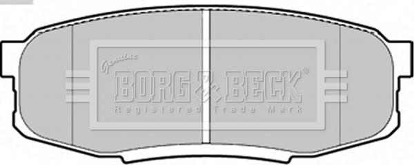 Borg & Beck BBP2244 - Гальмівні колодки, дискові гальма autozip.com.ua