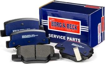 Borg & Beck BBP2241 - Гальмівні колодки, дискові гальма autozip.com.ua