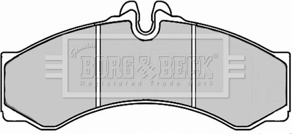 Borg & Beck BBP2247 - Гальмівні колодки, дискові гальма autozip.com.ua