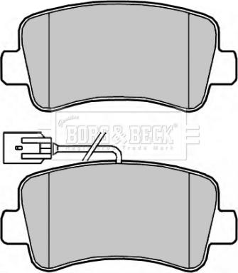 Borg & Beck BBP2267 - Гальмівні колодки, дискові гальма autozip.com.ua