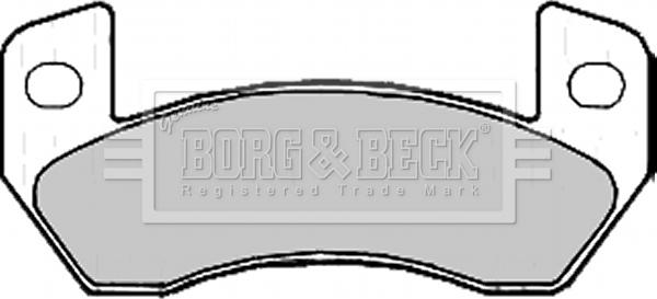 Borg & Beck BBP2205 - Гальмівні колодки, дискові гальма autozip.com.ua