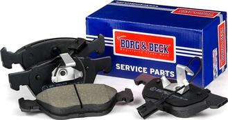 Borg & Beck BBP2200 - Гальмівні колодки, дискові гальма autozip.com.ua