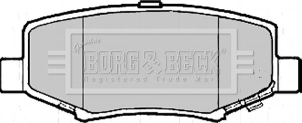 Borg & Beck BBP2208 - Гальмівні колодки, дискові гальма autozip.com.ua