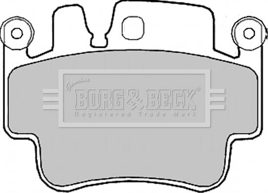 Borg & Beck BBP2202 - Гальмівні колодки, дискові гальма autozip.com.ua