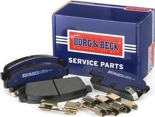 Borg & Beck BBP2214 - Гальмівні колодки, дискові гальма autozip.com.ua