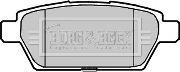 Borg & Beck BBP2239 - Гальмівні колодки, дискові гальма autozip.com.ua