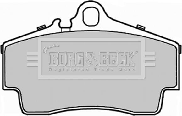 Borg & Beck BBP2235 - Гальмівні колодки, дискові гальма autozip.com.ua