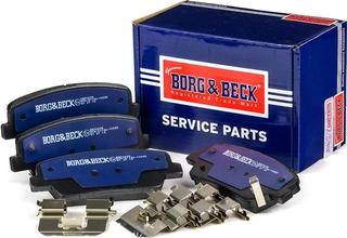 Borg & Beck BBP2238 - Гальмівні колодки, дискові гальма autozip.com.ua