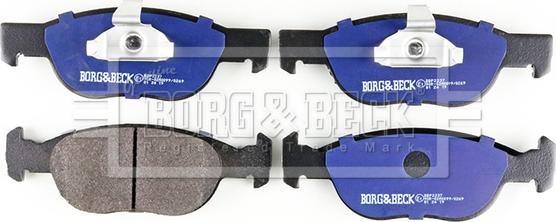 Borg & Beck BBP2237 - Гальмівні колодки, дискові гальма autozip.com.ua