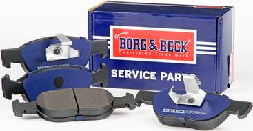 Borg & Beck BBP2237 - Гальмівні колодки, дискові гальма autozip.com.ua