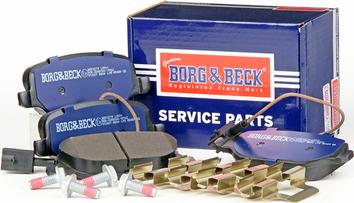 Borg & Beck BBP2279 - Гальмівні колодки, дискові гальма autozip.com.ua