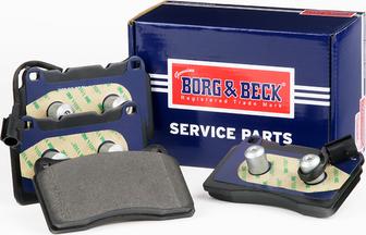 Borg & Beck BBP2278 - Гальмівні колодки, дискові гальма autozip.com.ua