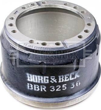 Borg & Beck BBR32536 - Гальмівний барабан autozip.com.ua
