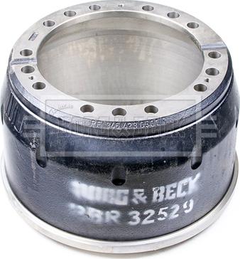 Borg & Beck BBR32529 - Гальмівний барабан autozip.com.ua