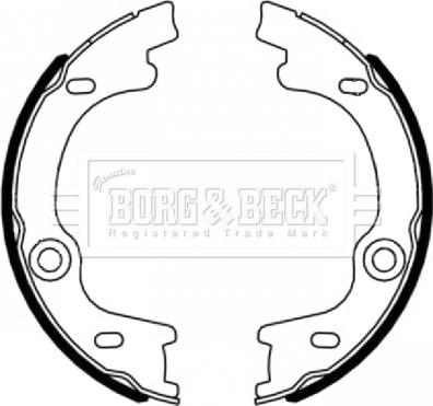 Borg & Beck BBS6496 - Комплект гальм, ручник, парковка autozip.com.ua