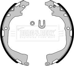 Borg & Beck BBS6446 - Комплект гальм, барабанний механізм autozip.com.ua