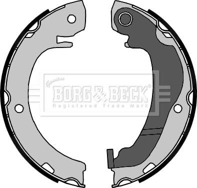 Borg & Beck BBS6443 - Комплект гальм, ручник, парковка autozip.com.ua