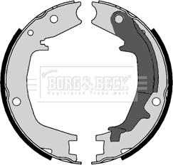Borg & Beck BBS6447 - Комплект гальм, ручник, парковка autozip.com.ua