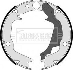 Borg & Beck BBS6456 - Комплект гальм, ручник, парковка autozip.com.ua