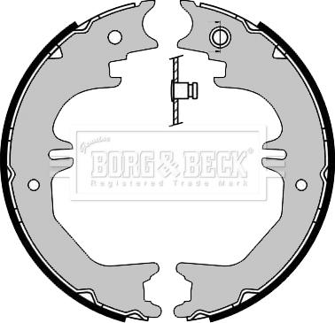 Borg & Beck BBS6461 - Комплект гальм, ручник, парковка autozip.com.ua