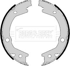 Borg & Beck BBS6406 - Комплект гальм, ручник, парковка autozip.com.ua